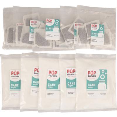 Pop Cultures Kombucha Kit Refill - 5 Batches