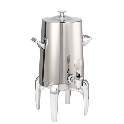 Flame Free™ Thermo-Urn™ 1.5-Gallon Vacuum Insulated Urn with Modern Legs and Classic Lid in Polished Stainless