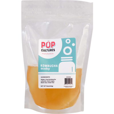 Pop Cultures | Kombucha SCOBY Starter Culture