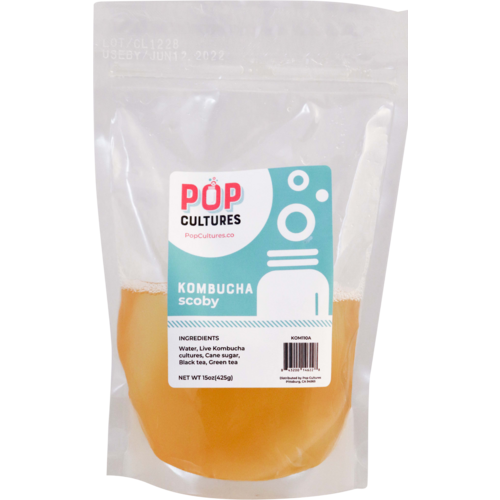 Pop Cultures | Kombucha SCOBY Starter Culture
