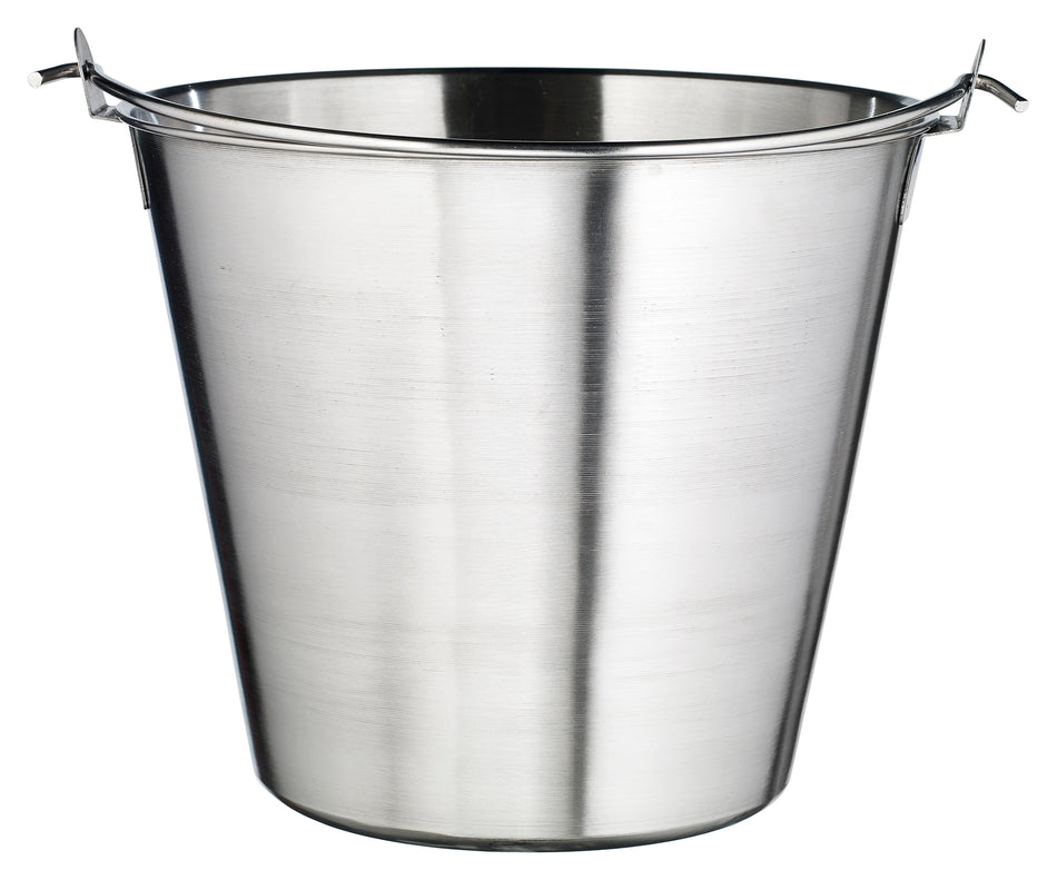 Winco UP-13 13 Quarts Utility Pail Stainless Steel with Handle