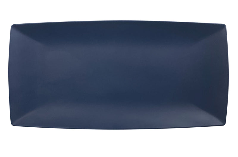 Thunder Group 49136SB 13 Inch Tray Break-Resistant Dishwasher Safe Melamine Stone Blue