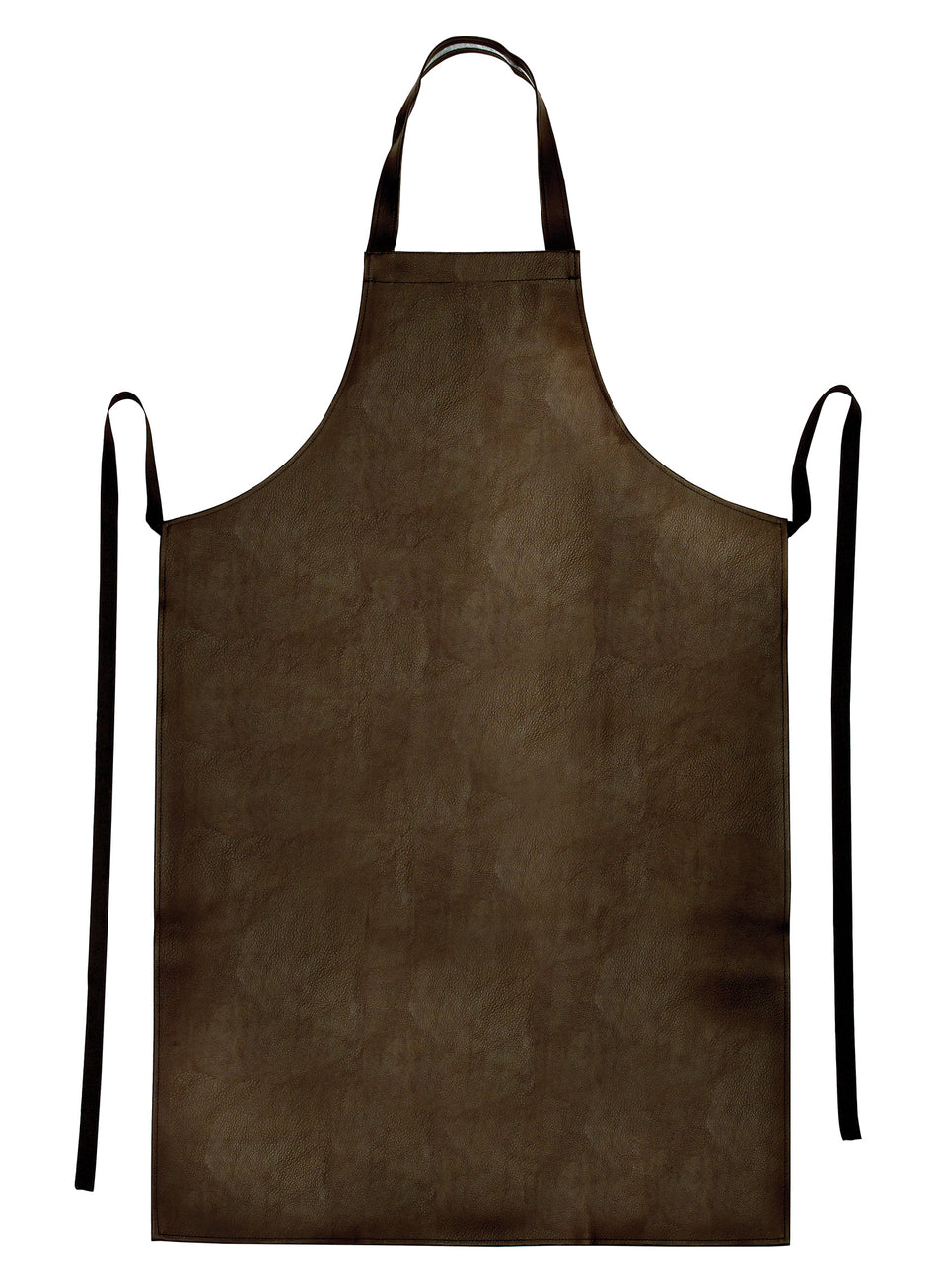 Winco BAW-2740BN 27-1/2 Inch Dishwashing Apron Heavyweight Vinyl Brown