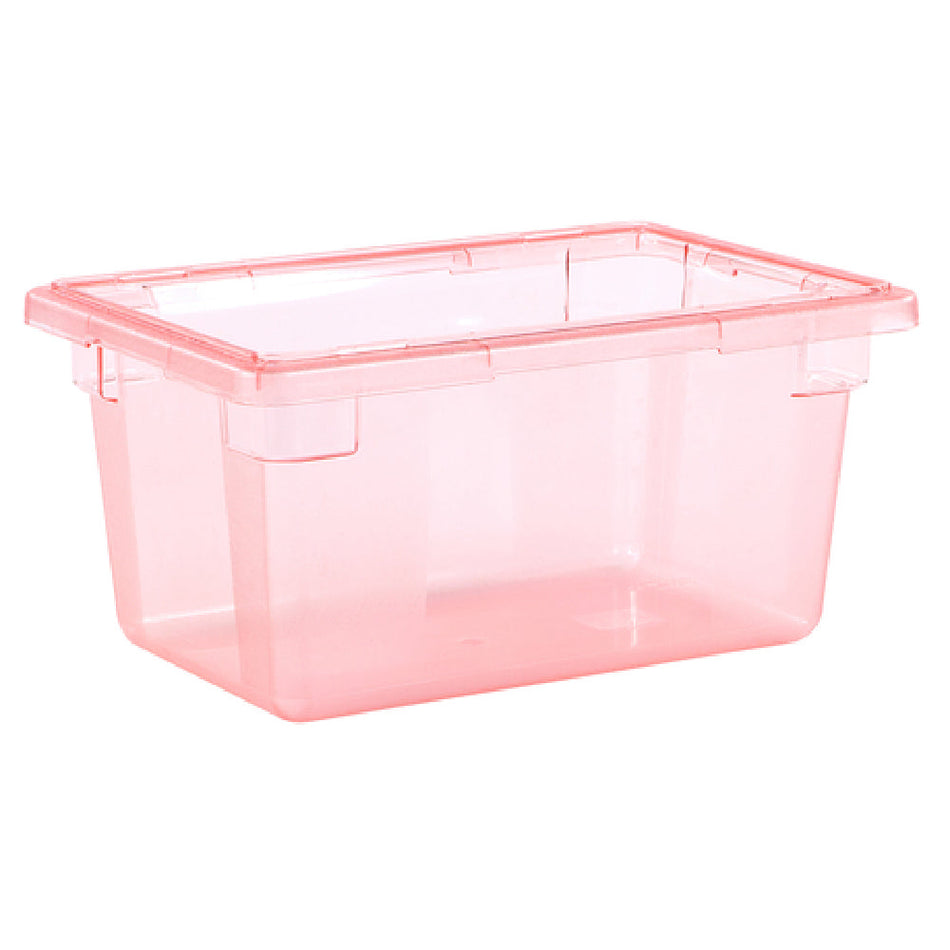Carlisle 10612C05 18 Inch Red Food Storage Box Polycarbonate with Reinforced Corners