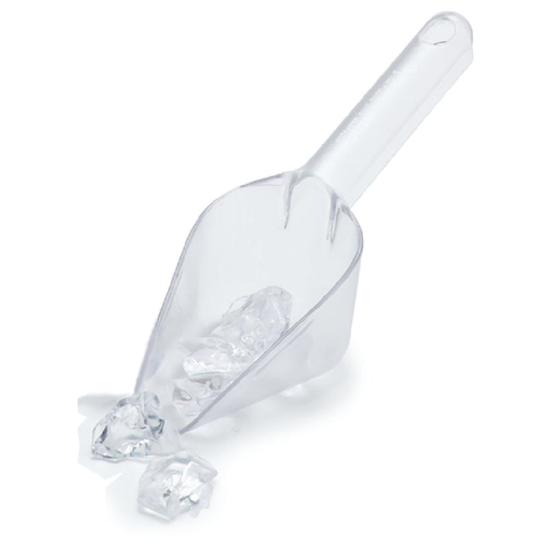 Carlisle 430607 6 Oz Ice Scoop Dishwasher Safe Tapered Polycarbonate Clear