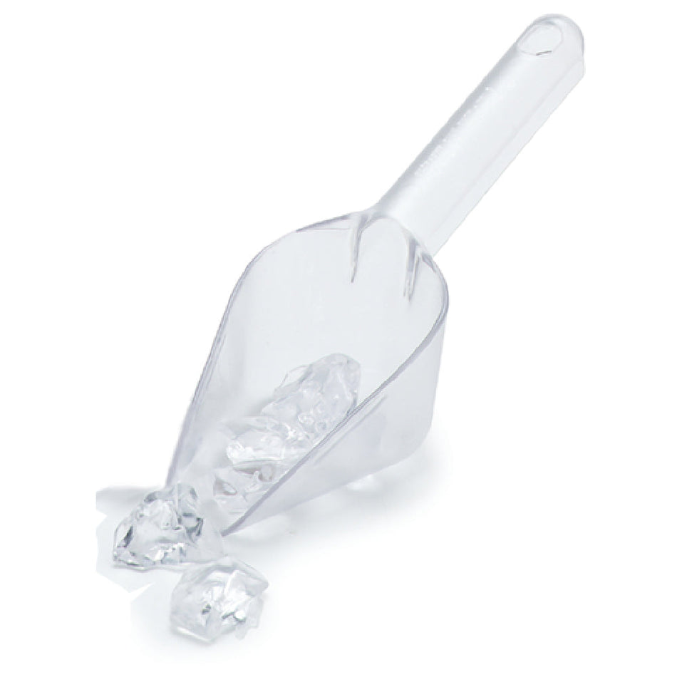 Carlisle 430607 6 Oz Ice Scoop Dishwasher Safe Tapered Polycarbonate Clear