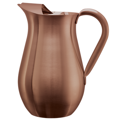 Bell Pitcher 2-Liter Stainless Steel Pitcher with Ice Guard in Rose Gold