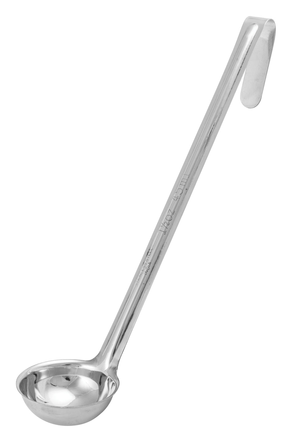 Winco LDI-1.5 One-Piece Stainless Steel Ladle - 1-1/2 oz