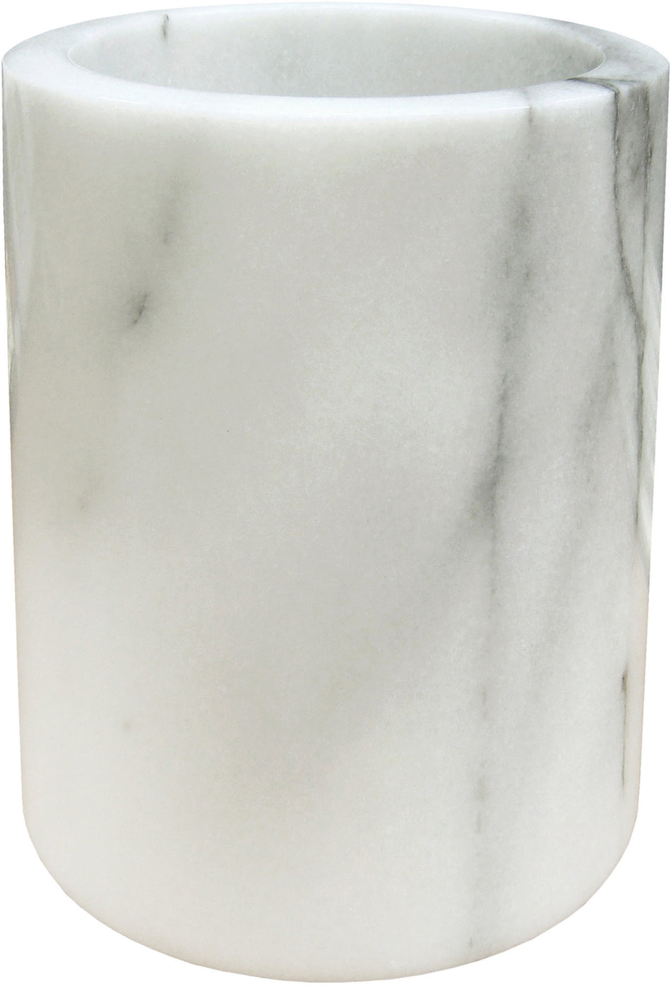 Winco WC-7M 4-1/2 Inch Round Marble Wine Cooler White