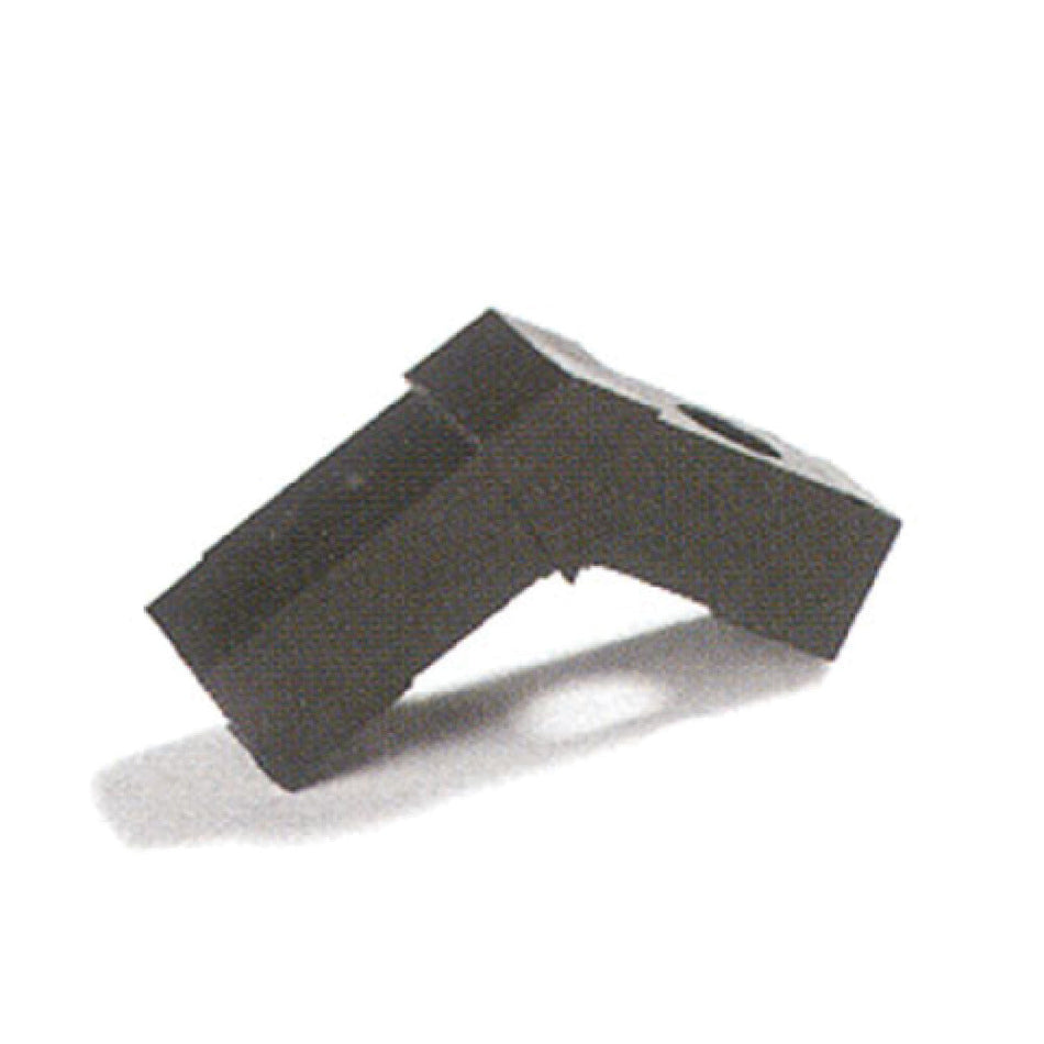 Carlisle 900131 1 Inch Square Sneeze Guard Assembly Block Gray Polycarbonate