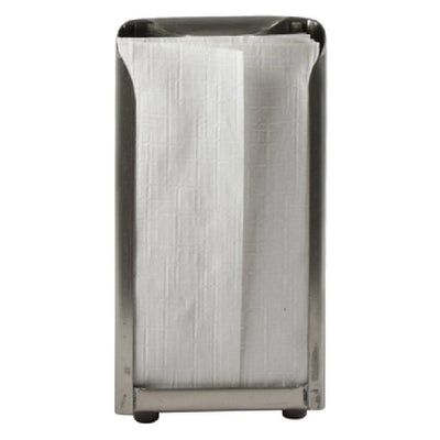 Carlisle H900X 3-3/4 Inch Width Countertop Napkin Dispenser Stainless Steel with Satin Finish