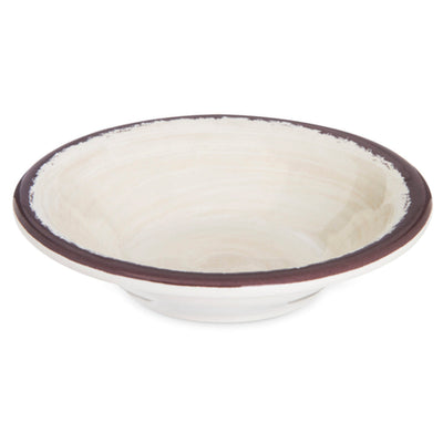 Carlisle 5401853 4.5 Oz Melamine Fruit Bowl Swirl Design Beige