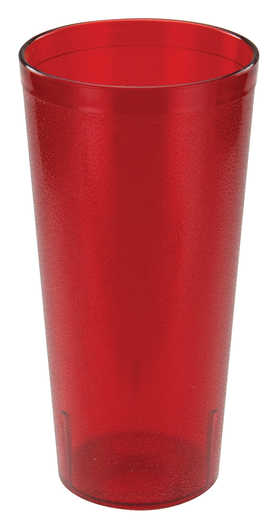 Winco PTP-20R Pebbled Tumblers - 20 oz, Red