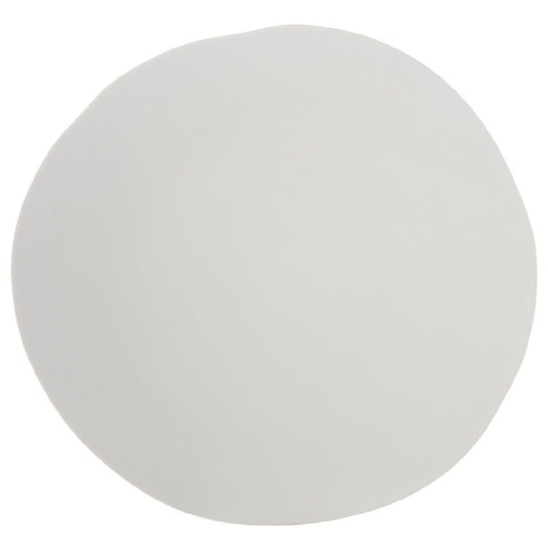 Carlisle 5310523 11 Inch Freeform Rimless Plate Melamine Gray Matte Finish