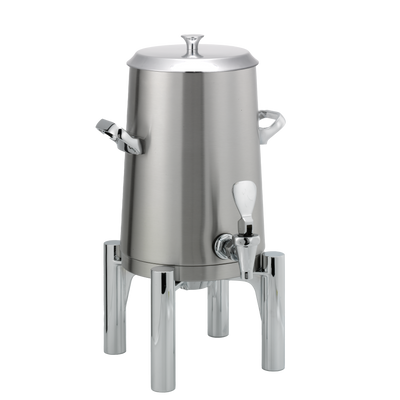 Flame Free™ Thermo-Urn™ 1.5-Gallon Vacuum Insulated Urn with Round Legs and Flat Lid in Brushed Stainless