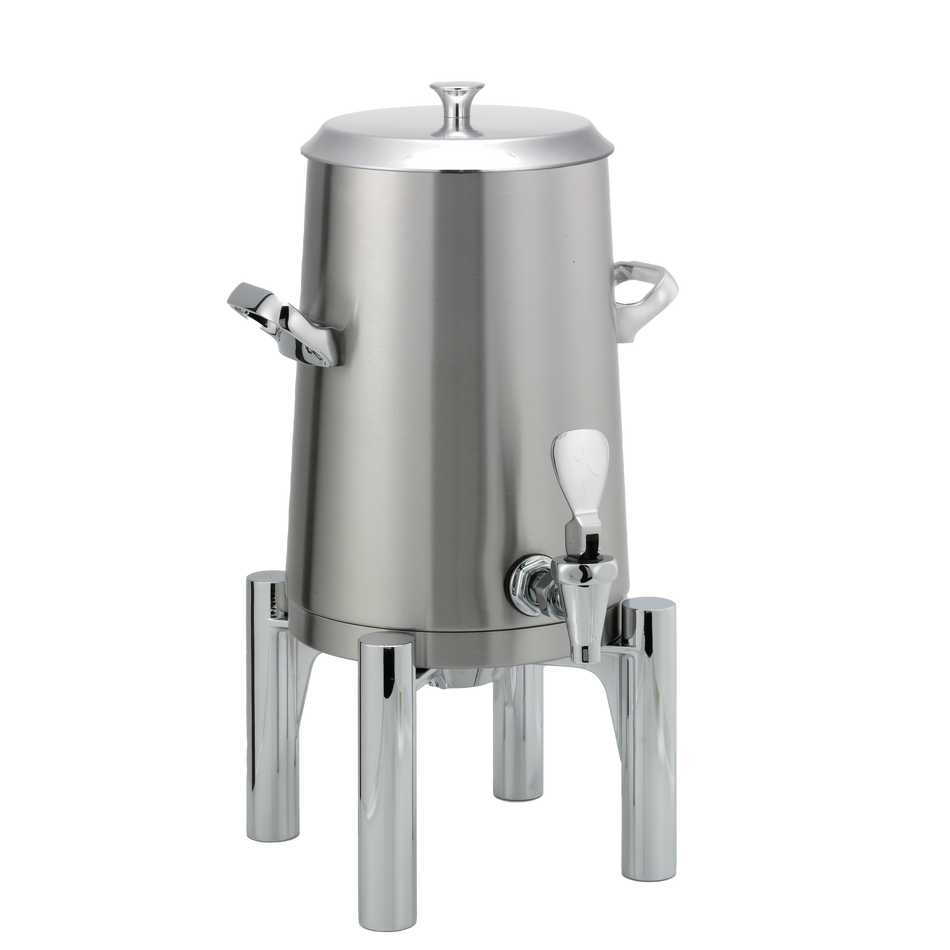 Flame Free™ Thermo-Urn™ 1.5-Gallon Vacuum Insulated Urn with Round Legs and Flat Lid in Brushed Stainless