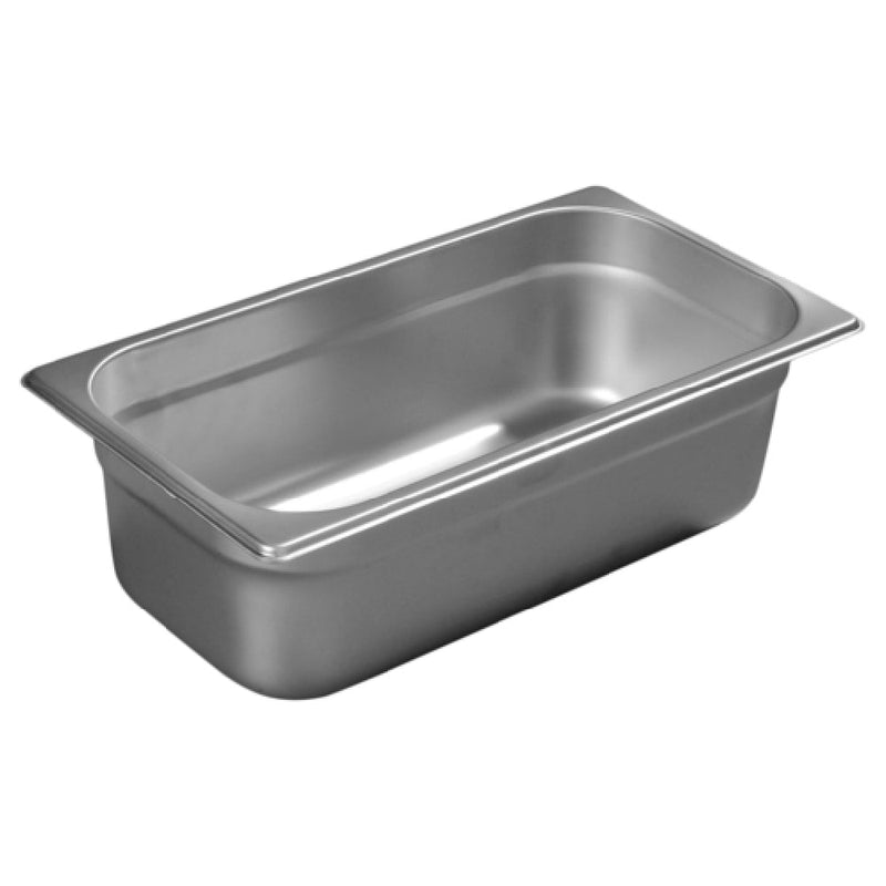 Carlisle 607134 12.75 Inch 4 Quart Steam Table Pan Stainless Steel with Stackable Design
