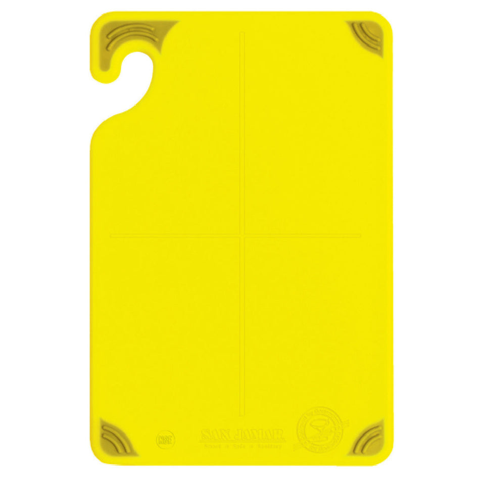 Carlisle CBG6938YL 9 Inch Co-polymer Cutting Board with Anti-slip Corners Yellow