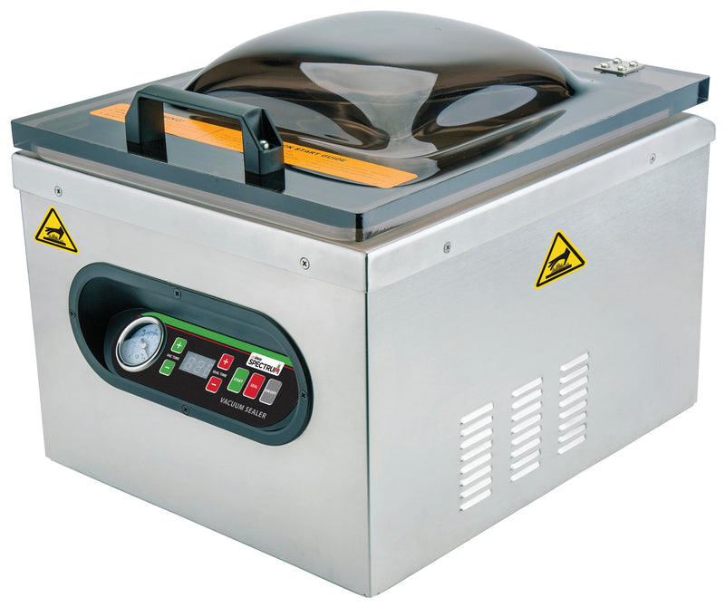 Winco EVPM-12 14 Inch Vacuum Packaging Machine Stainless Steel with Transparent Lid