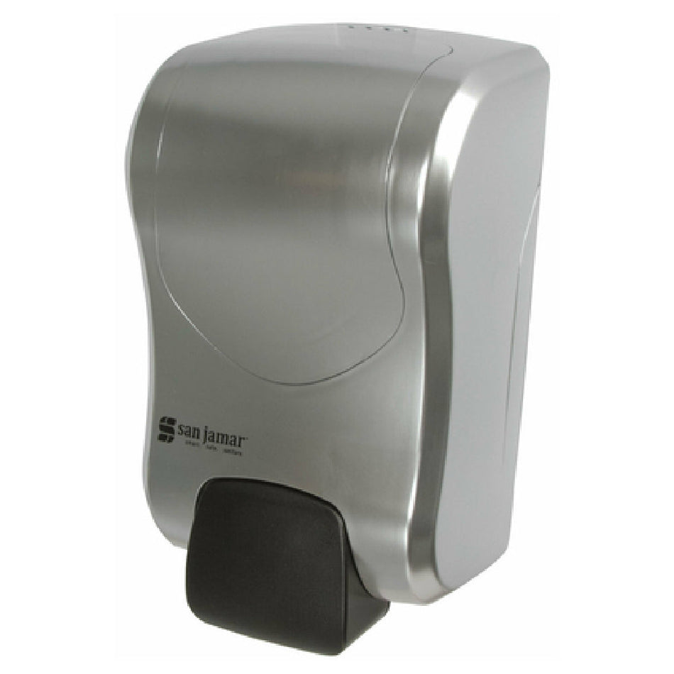 Carlisle S970SS 5-1/4 Inch Manual Soap and Sanitizer Dispenser Plastic