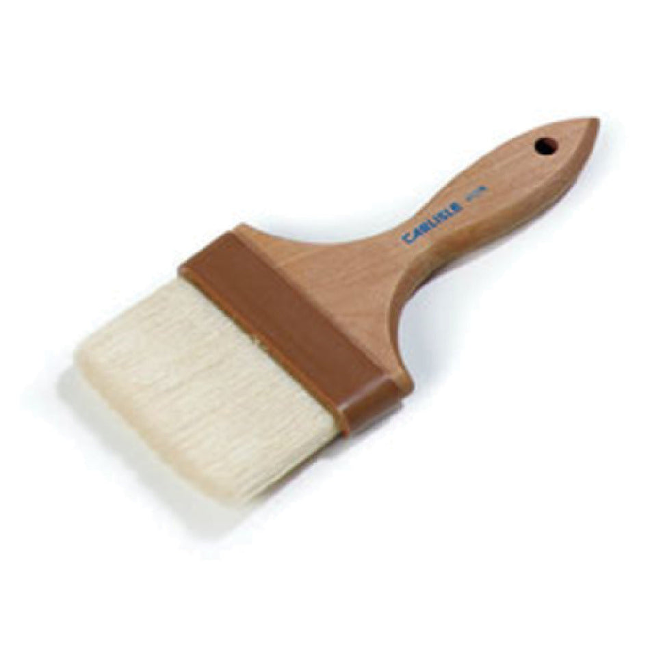 Carlisle 4037600 4 Inch Basting Brush with Epoxy-set Boars Hair Bristles