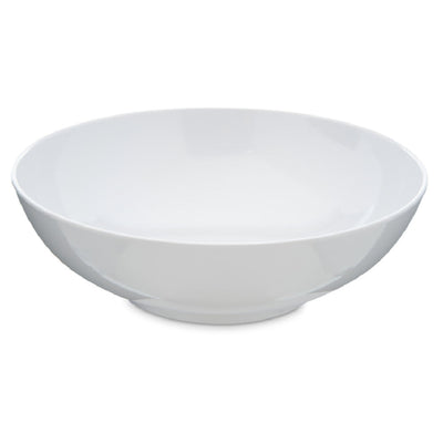 Carlisle 4381302 8 Inch White Melamine Salad Serving Bowl 36 Oz Durable