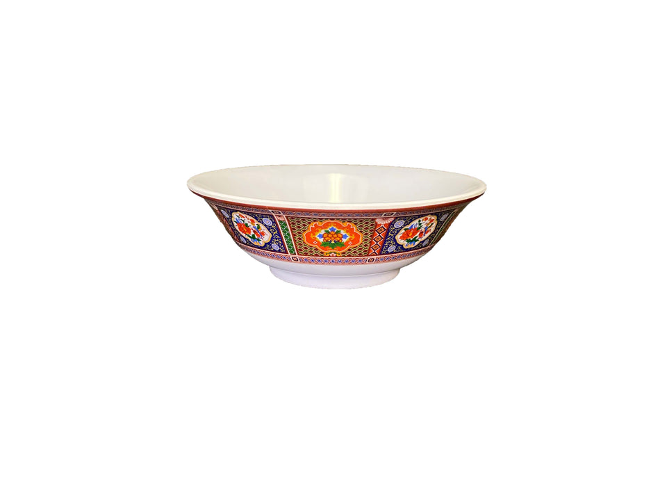12 Pack 22 oz, 6-7/8" Diameter x 2-1/4" Height, Rimless Bowl, Peacock Dinnerware, Melamine, BPA Free, Dishwasher Safe, Break-Resistant, Shatter-Resistant, No Microwave, No Oven, NSF