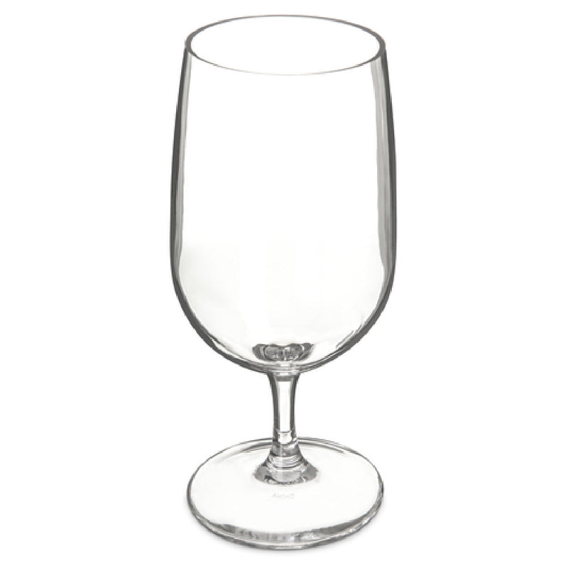 Carlisle 564807 15 Oz Clear Shatterproof Polycarbonate Water Glass Dishwasher Safe