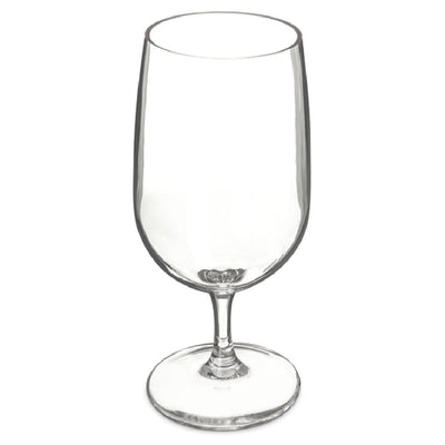 Carlisle 564807 15 Oz Clear Shatterproof Polycarbonate Water Glass Dishwasher Safe