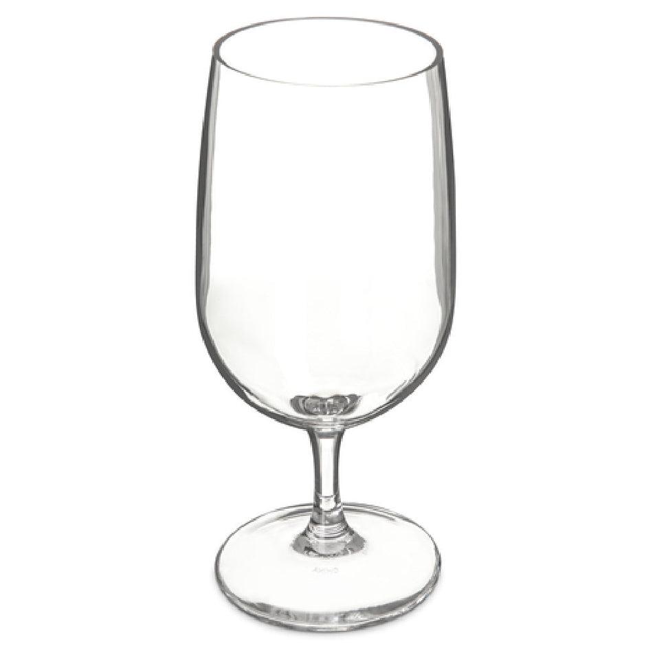 Carlisle 564807 15 Oz Clear Shatterproof Polycarbonate Water Glass Dishwasher Safe