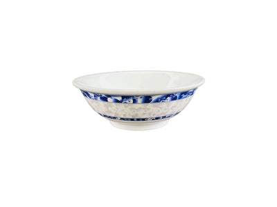 Thunder Group 5065DL Bowl 32 Oz 7-1/2 Inch Diameter Break Resistant Melamine Blue