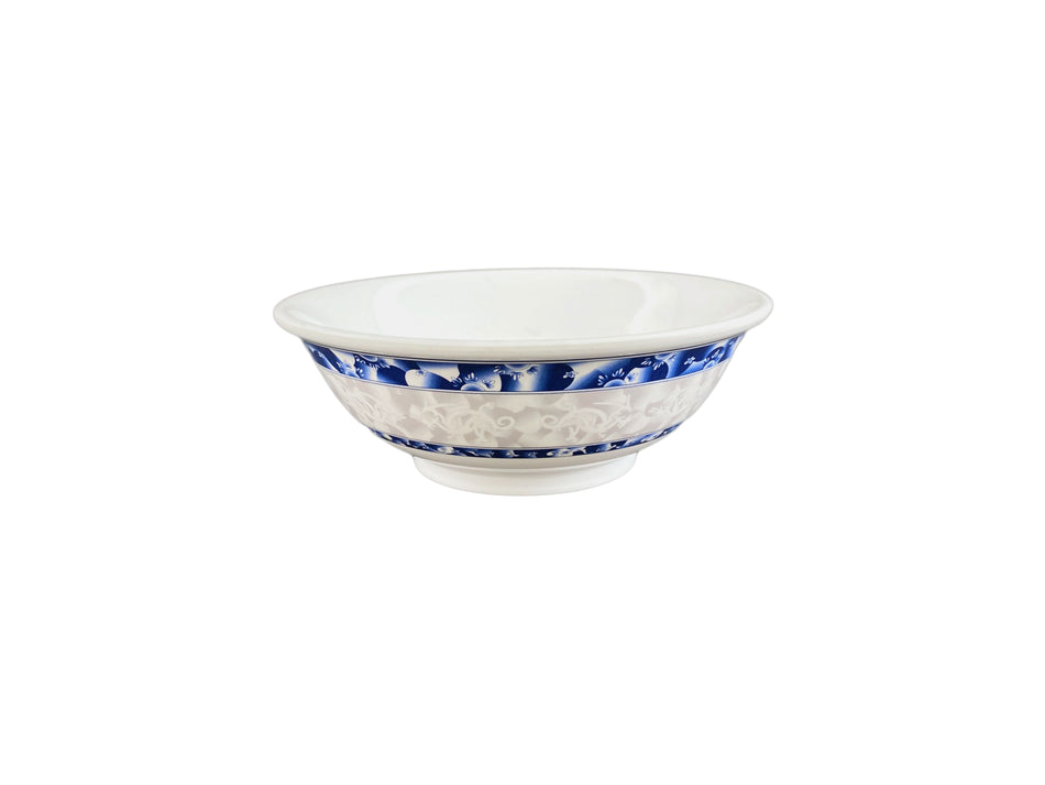 12 Pack 32 oz, 7-1/2" Diameter x 2-1/2" Height, Rimless Bowl, Blue Dragon Dinnerware, Melamine, BPA Free, Dishwasher Safe, Break-Resistant, Shatter-Resistant, No Microwave, No Oven, NSF
