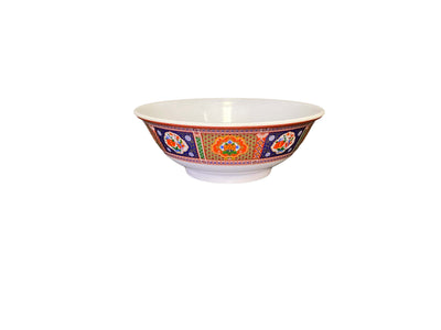 Thunder Group 5065TP 32 Oz Bowl Rimless Break-Resistant Melamine Peacock