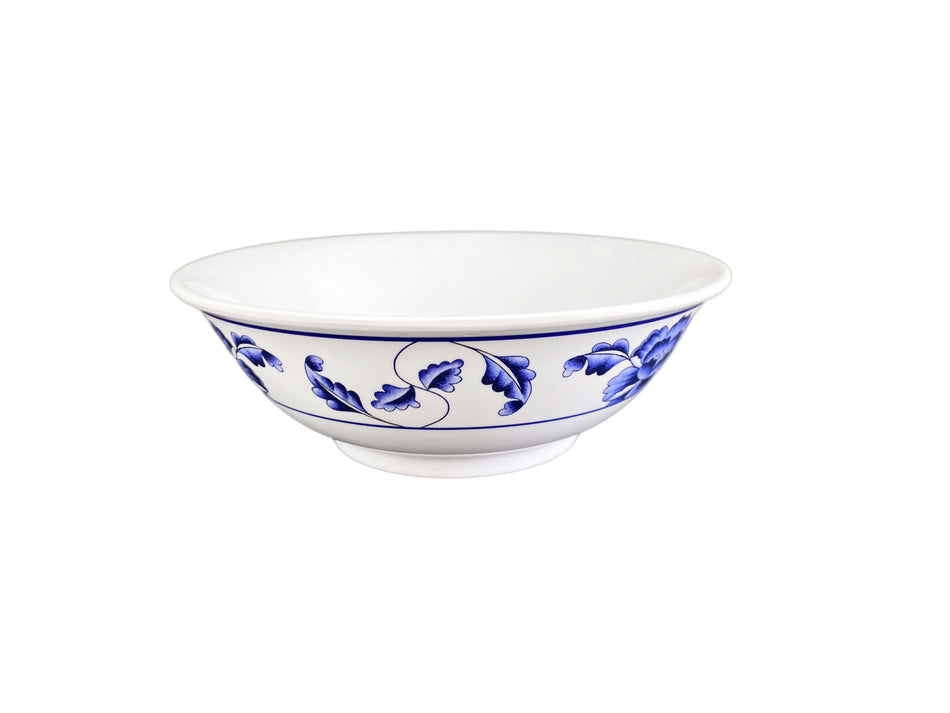12 Pack 36 oz, 8" Diameter x 2-5/8" Height, Rimless Bowl, Lotus Dinnerware, Melamine, BPA Free, Dishwasher Safe, Break-Resistant, Shatter-Resistant, No Microwave, No Oven, NSF