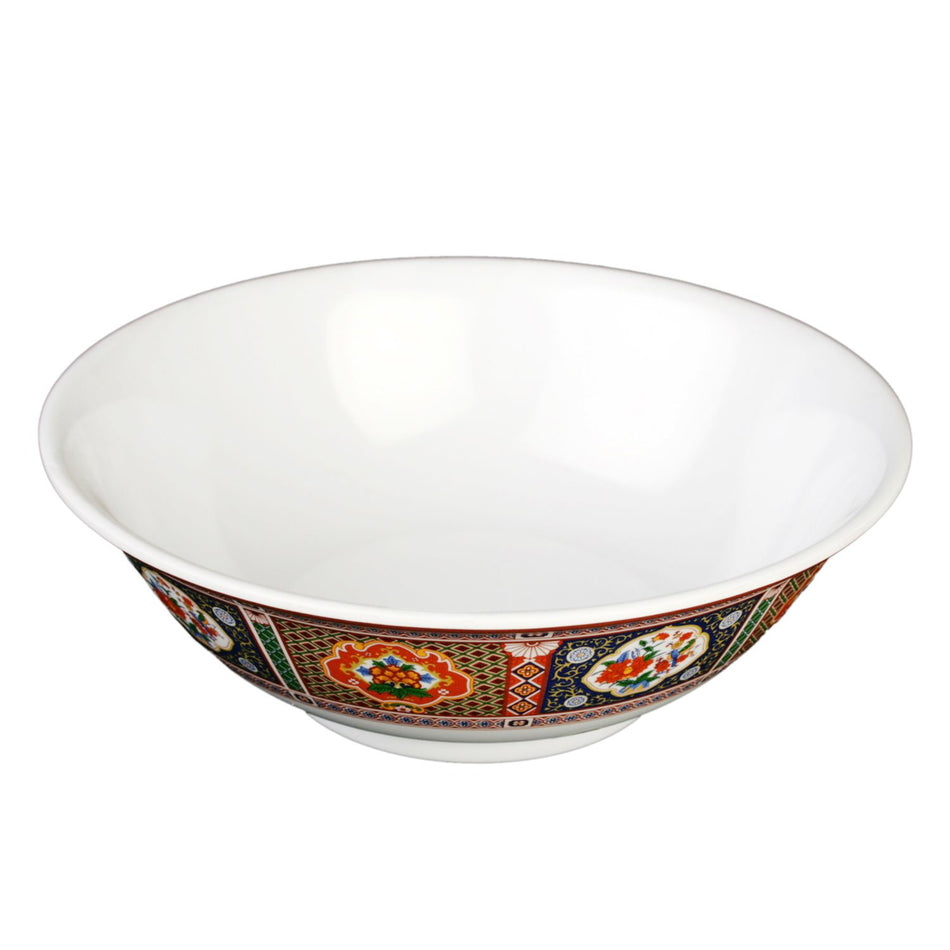 12 Pack 36 oz, 8" Diameter x 2-5/8" Height, Rimless Bowl, Peacock Dinnerware, Melamine, BPA Free, Dishwasher Safe, Break-Resistant, Shatter-Resistant, No Microwave, No Oven, NSF