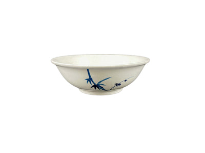 Thunder Group 5075BB 52 Oz Bowl Rimless Break-Resistant Melamine Blue Bamboo