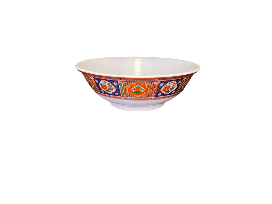 12 Pack 52 oz, 8-3/4" Diameter x 2-7/8" Height, Rimless Bowl, Peacock Dinnerware, Melamine, BPA Free, Dishwasher Safe, Break-Resistant, Shatter-Resistant, No Microwave, No Oven, NSF