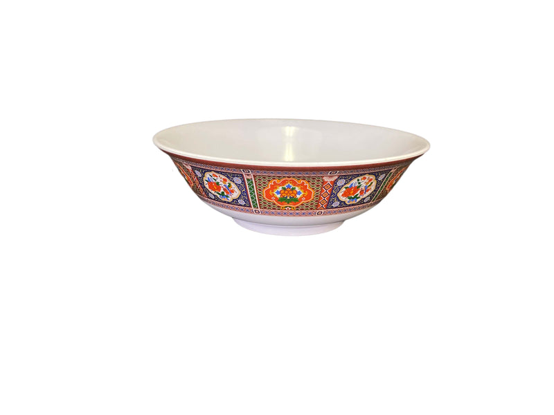Thunder Group 5085TP 70 Oz Bowl Rimless Break-Resistant Melamine Peacock