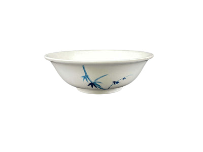 Thunder Group 5095BB 96 Oz Bowl with Blue Bamboo Finish Melamine