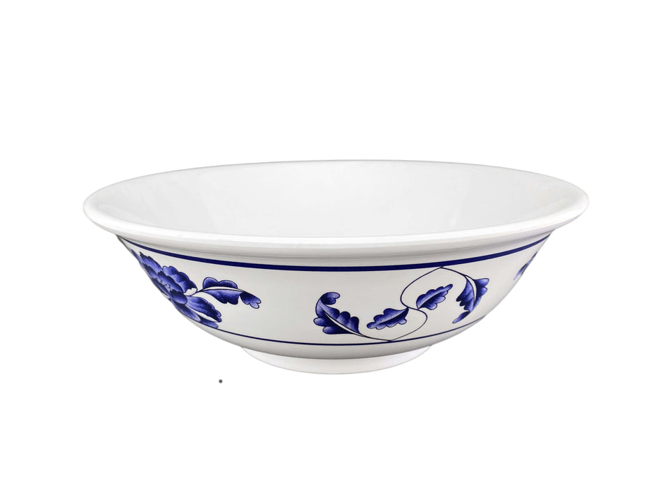 12 Pack 96 oz, 11" Diameter x 3-3/4" Height, Rimless Bowl, Lotus Dinnerware, Melamine, BPA Free, Dishwasher Safe, Break-Resistant, Shatter-Resistant, No Microwave, No Oven, NSF