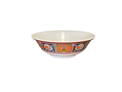 Thunder Group 5095TP 96 Oz Bowl Break-resistant Dishwasher Safe Melamine Peacock