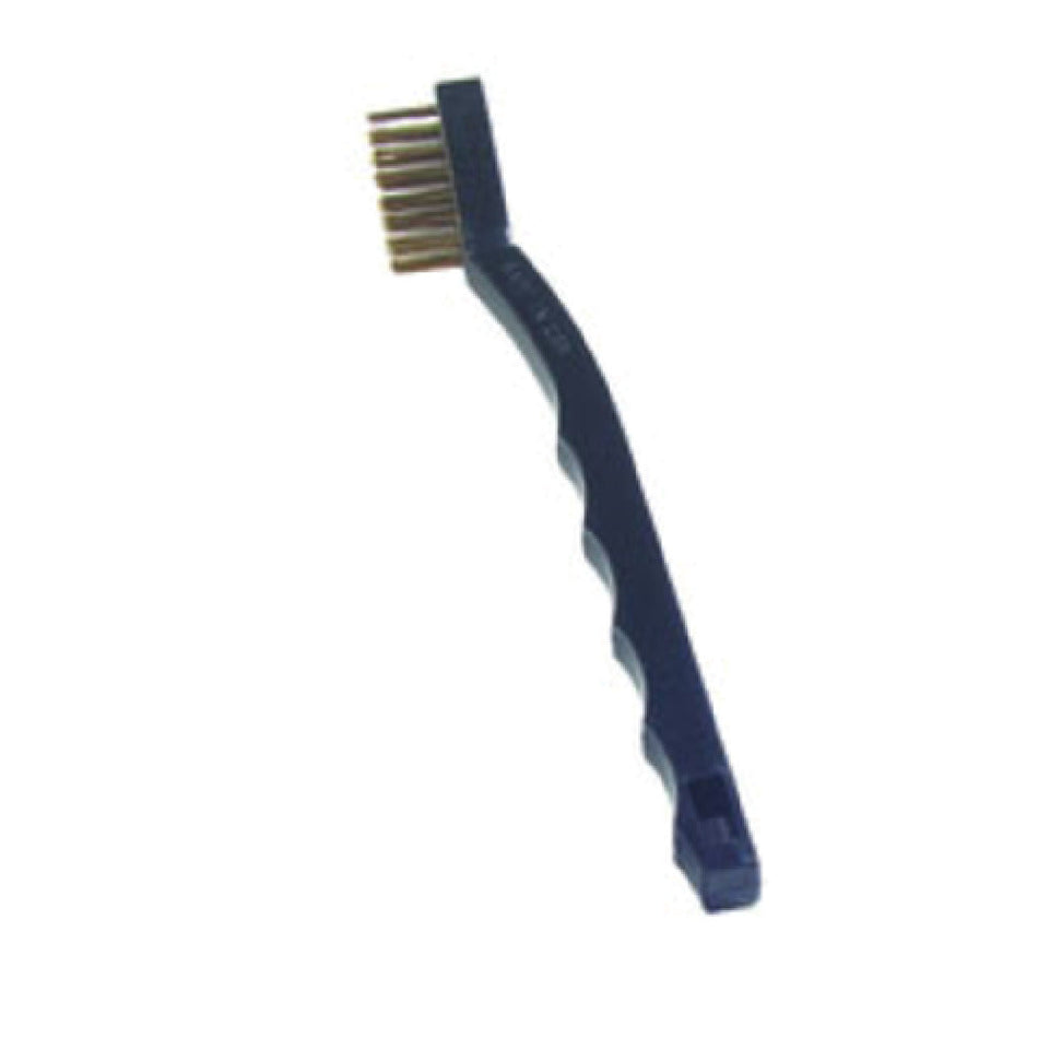 Carlisle 4127000 7 Inch Utility Toothbrush with Brass Bristle Trim Plastic Handle