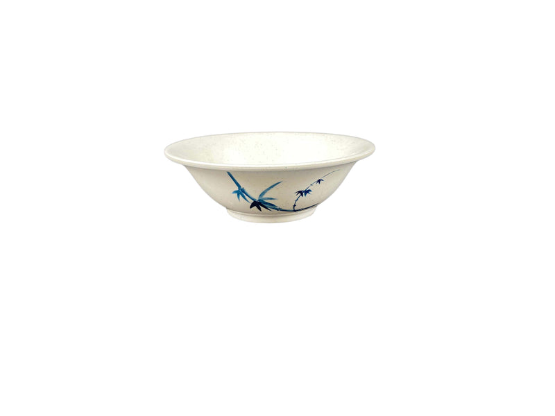 Thunder Group 5106BB 15 Oz Bowl Dishwasher Safe Break-resistant Melamine Blue Bamboo