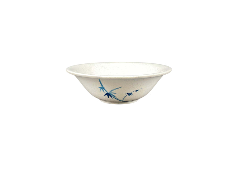 Thunder Group 5107BB 24 Oz Bowl Deep Round Break-Resistant Blue Bamboo Melamine