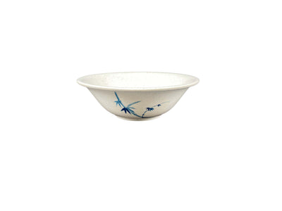 Thunder Group 5107BB 24 Oz Bowl Deep Round Break-Resistant Blue Bamboo Melamine
