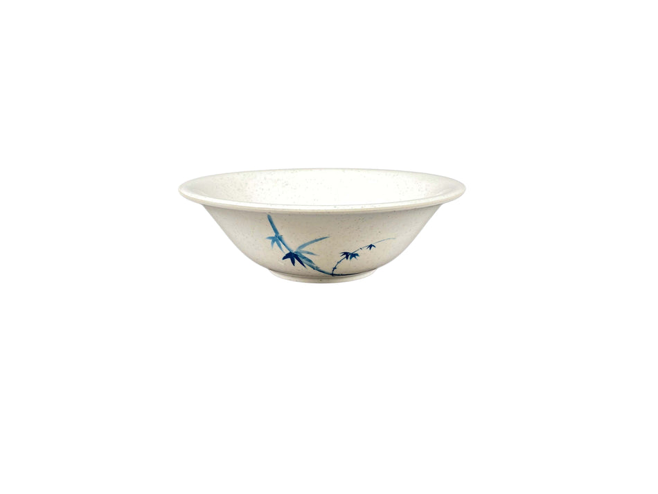 12 Pack 24 oz, 7" Diameter x 2-1/4" Height, Deep Bowl, Blue Bamboo Dinnerware, Melamine, BPA Free, Dishwasher Safe, Break-Resistant, Shatter-Resistant, No Microwave, No Oven, NSF