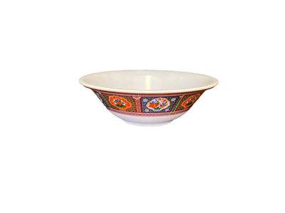 Thunder Group 5107TP 24 Oz Bowl Deep Break-resistant Dishwasher Safe Melamine Peacock