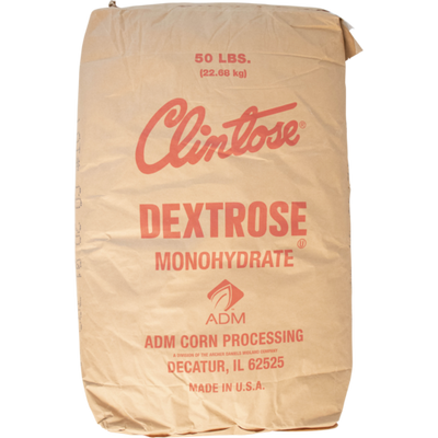 50 lb Dextrose (Corn Sugar) - 100% Fermentable Brewing, Priming & Baking Sugar - High Purity Bulk Sweetener