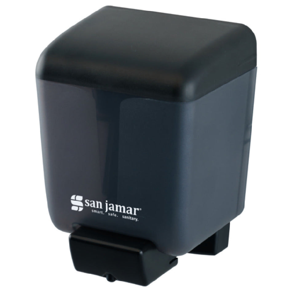 Carlisle SN30TBK 30 Oz Manual Soap Dispenser Refillable Wall-mounted Plastic Black