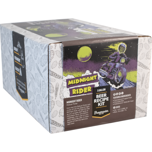 Midnight Rider 5 Gallon Hombrew Extract Brewing Kit